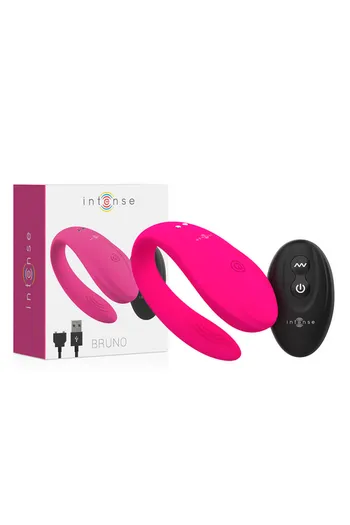 Bruno by Intense: Vibrador per Coppie con Telecomando per Doppia Stimolazione