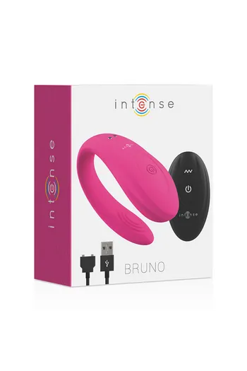 Bruno by Intense: Vibrador per Coppie con Telecomando per Doppia Stimolazione