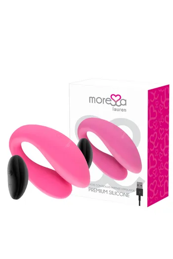Vibratore Doppia Penetrazione Lauren di Moressa - Piacere Intenso per Coppie