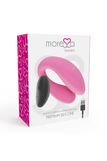 Vibratore Doppia Penetrazione Lauren di Moressa - Piacere Intenso per Coppie