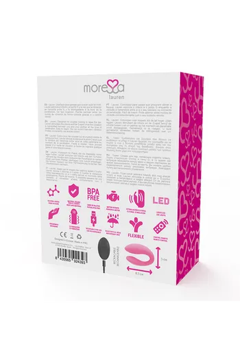 Vibratore Doppia Penetrazione Lauren di Moressa - Piacere Intenso per Coppie
