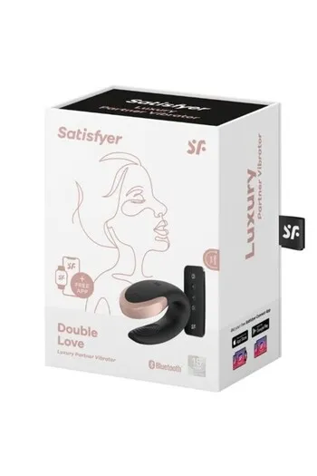 Satisfyer Double Love: Luxury Couples Vibrator with App & Remote Control