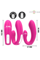Stimolatore e Vibratore Janet INTENSE - Doppia Stimolazione Clitoridea e Vaginale