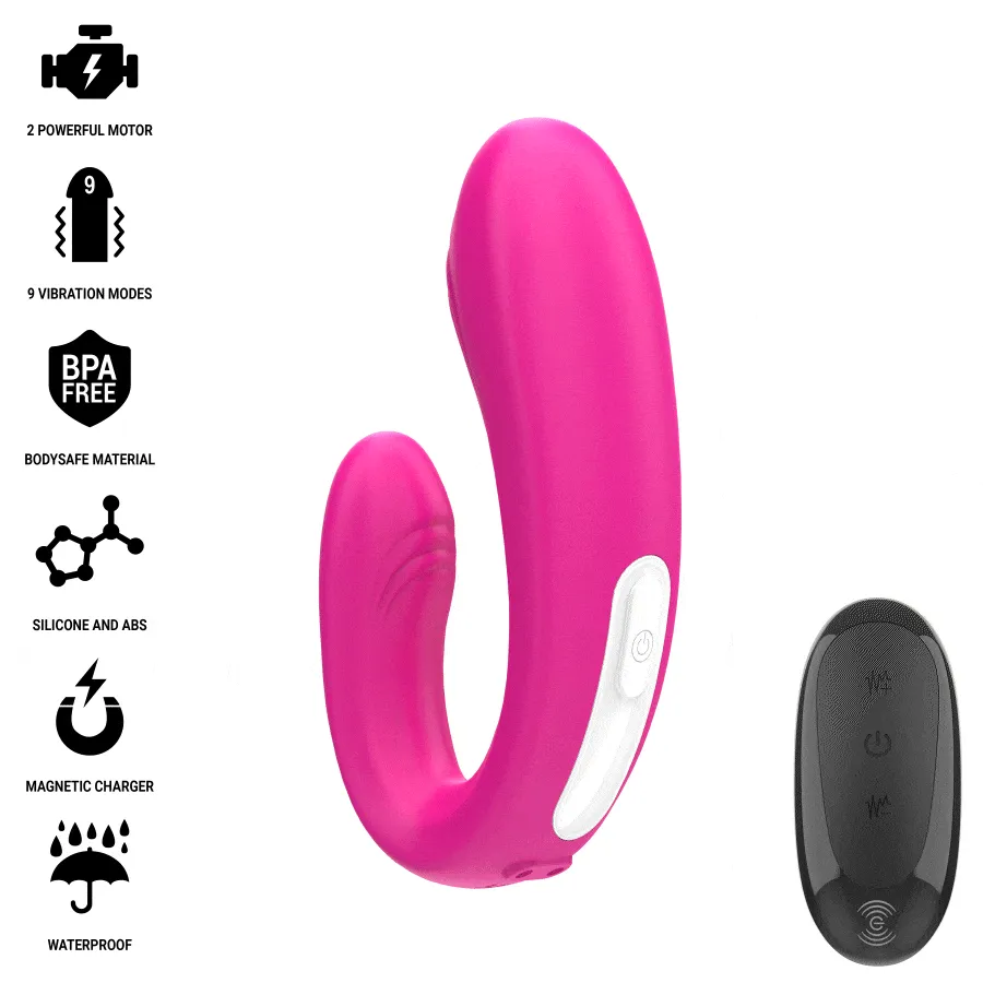 Stimolatore e Vibratore Janet INTENSE - Doppia Stimolazione Clitoridea e Vaginale
