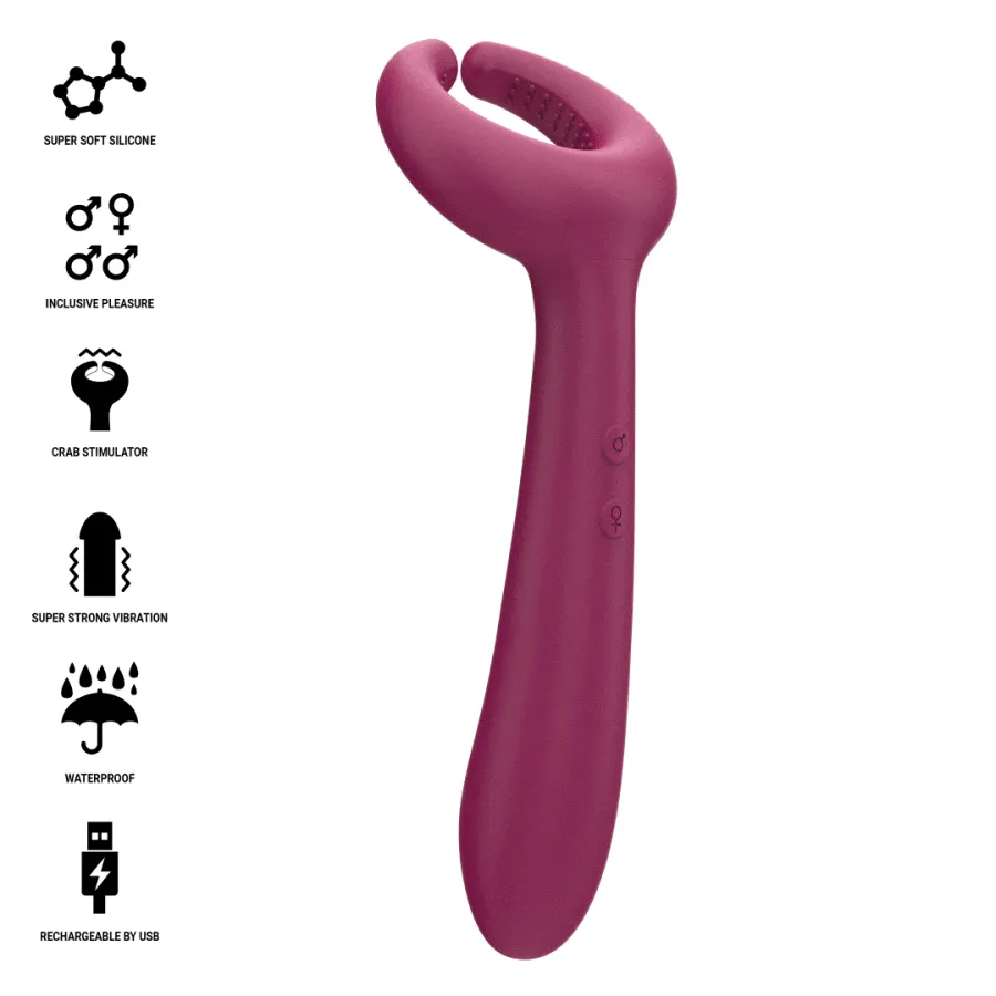 Rowan Vibrador Inclusivo per Coppie | Intense - Piacere Senza Confini