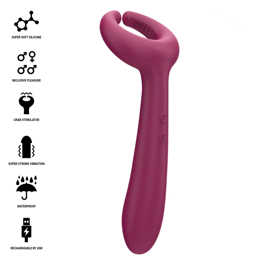 Rowan Vibrador Inclusivo per Coppie | Intense - Piacere Senza Confini