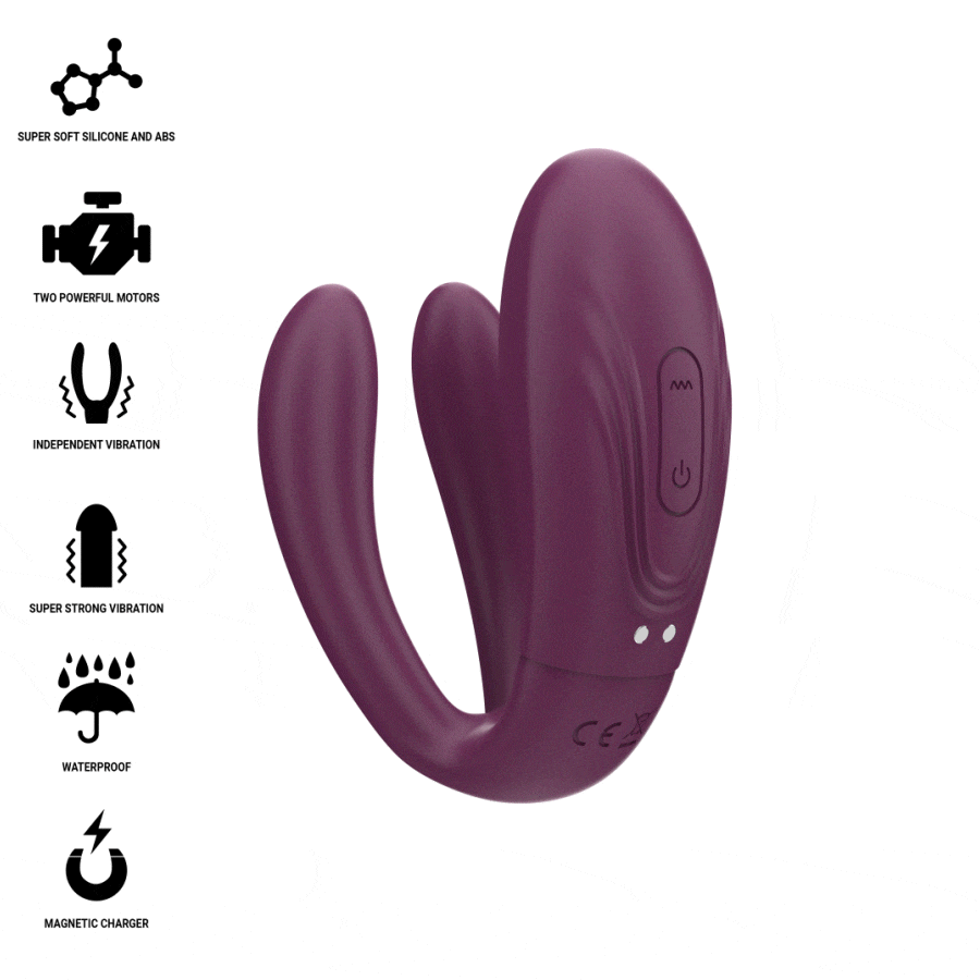 Sandra Vibrador e Stimolatore Intense: Doppia Vibrazione e Tapping Ritmico