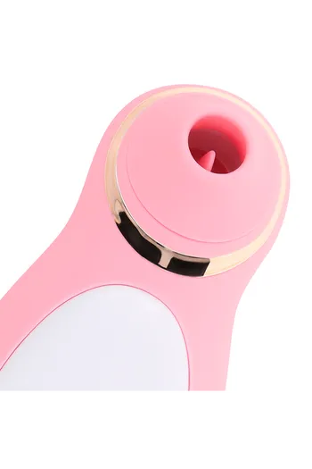 OHMAMA Stimolatore Clitorideo con Lingua Vibrante - 10 Modalità, Design Luxury