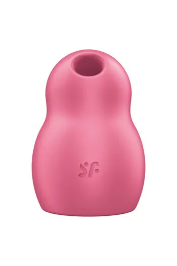 Dual pulse air vibrator for on-the-go pleasure
