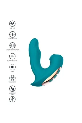 Vibratore ETERNAL LOVE: Orgasmi Intensi e Piacere Completo per Coppie