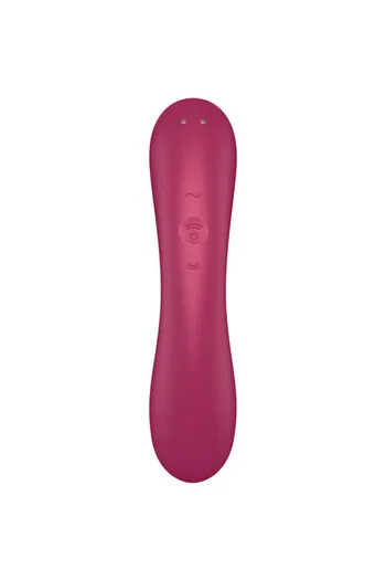 Curvy Trinity 1: 3-in-1 Air Pulse Clitoral Stimulator & G-Spot Vibrator