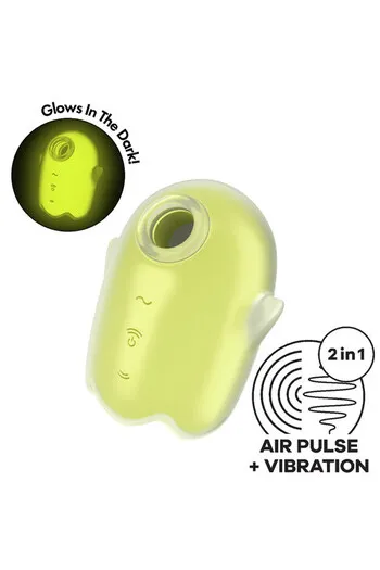 Satisfyer Glowing Ghost: Vibro Air Pulse per Orgasmi Intensi