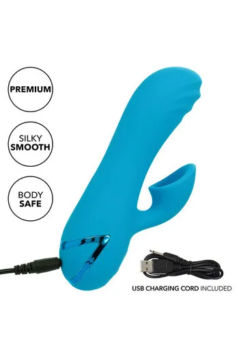 California Dreaming Sunset Beach Seducer: Dual Stimulator with Clitoral Suction