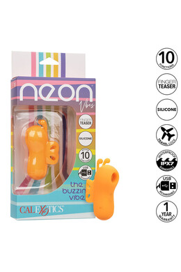 Neon Vibes The Buzzing Vibe - Ergonomic Finger Stimulator with 10 Vibration Functions