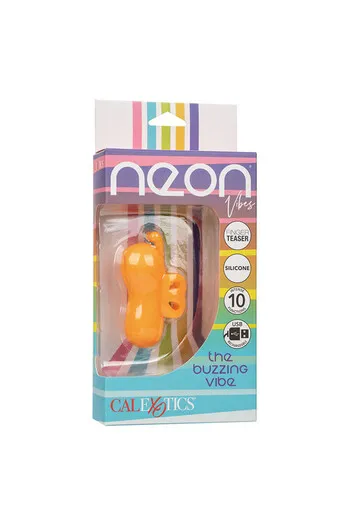 Neon Vibes The Buzzing Vibe - Stimolatore da Dito Ergonómico con 10 Funzioni di Vibrazione