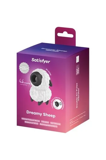 Satisfyer Dreamy Sheep: Air Pulse & Vibration for Ultimate Clitoral Stimulation