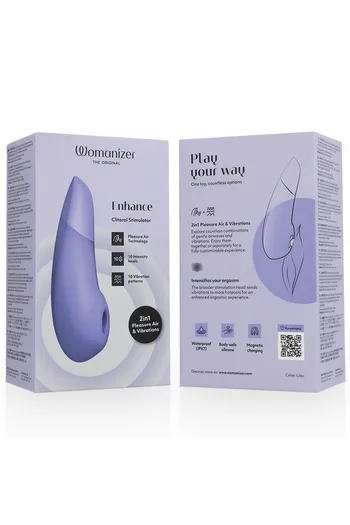 Womanizer Enhance: Stimolatore Clitorideo 2 in 1 con Pleasure Air e Vibrazioni