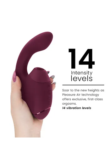 Dual Clitoral and G-Spot Stimulator with 3D Pleasure Air