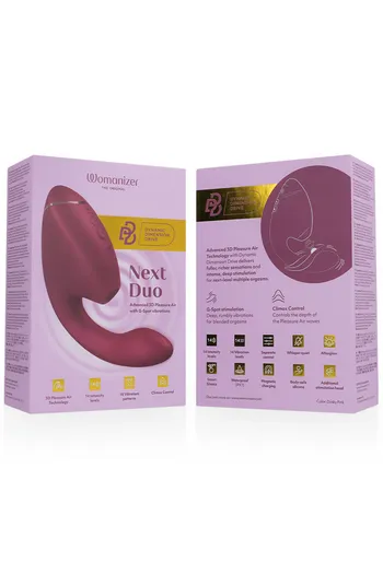 Stimolatore duale clitorideo e punto G con tecnologia 3D Pleasure Air