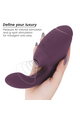 WOMANIZER - DUO NEXT DUAL CLITORAL & G-SPOT STIMULATOR DARK PURPLE