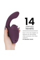 WOMANIZER - DUO NEXT STIMOLATORE DOPPIO CLITORIDEO E PUNTO G VIOLA SCURO