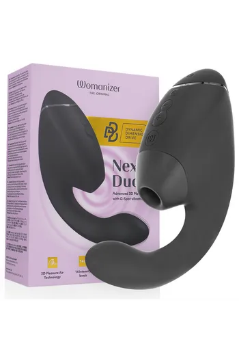 Dual clitoral and G-spot stimulator with 3D Pleasure Air technology