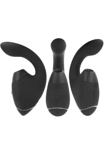 Dual clitoral and G-spot stimulator with 3D Pleasure Air technology