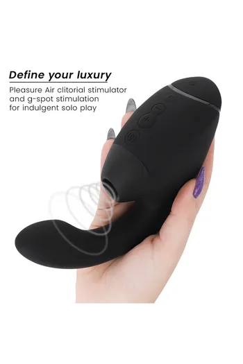 Dual clitoral and G-spot stimulator with 3D Pleasure Air technology