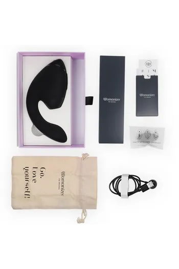 Dual clitoral and G-spot stimulator with 3D Pleasure Air technology