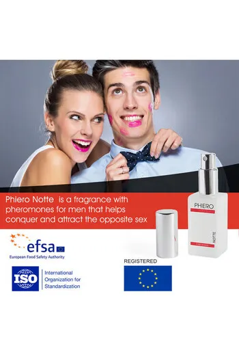 Phiero Notte - Profumo con Feromoni per Uomini | Aumenta Attrazione e Sicurezza