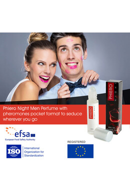 Phiero Night Man - Men's Pheromone Perfume for Attraction and Desire