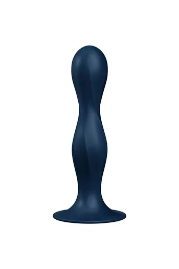 Double Ball-R Silicone Dildo Garnet