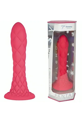 Dreamy Dildo Fantasy in Silicone Liquido Termoreattivo Viola 18.5 cm