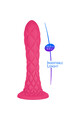 Dreamy Dildo Fantasy in Silicone Liquido Termoreattivo Viola 18.5 cm