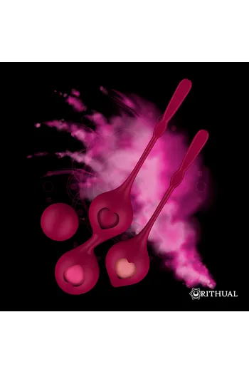 Deva by Rithual: Pelvic Training Kit with 4 Vaginal Balls for Toning and Enhancing Pleasure