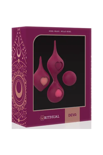 Deva by Rithual: Pelvic Training Kit with 4 Vaginal Balls for Toning and Enhancing Pleasure