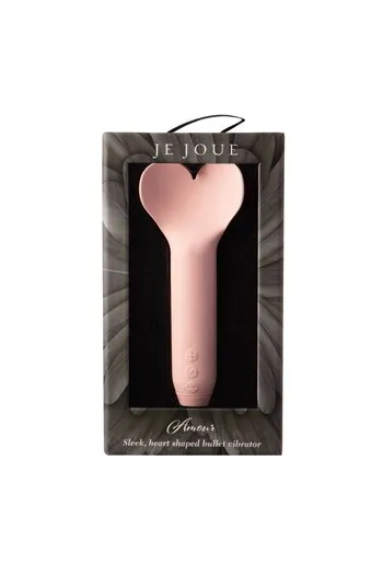 Amour™: Heart-Tipped Bullet Vibrator for Fluttering and Deep Sensations