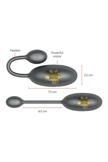 Vibratore discreto per coppie con app di controllo