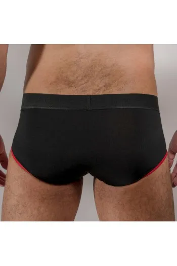Slip classico in lycra traspirante con realce