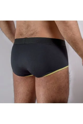 Slip classico in lycra traspirante con realce