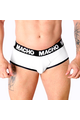 Macho White Briefs - Classic Men' Underwear with Lift and Maximum Comfort