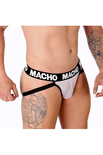 MX26X1 JOCK White Semi-Transparent Jockstrap - Support & Sensuality