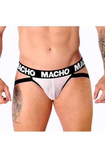 MX26X1 JOCK White Semi-Transparent Jockstrap - Support & Sensuality