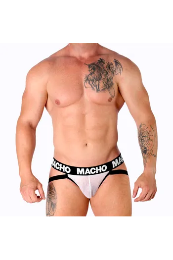 Suspensorio Semitrasparente MX26X1 JOCK Bianco - Eleganza e Sensualità