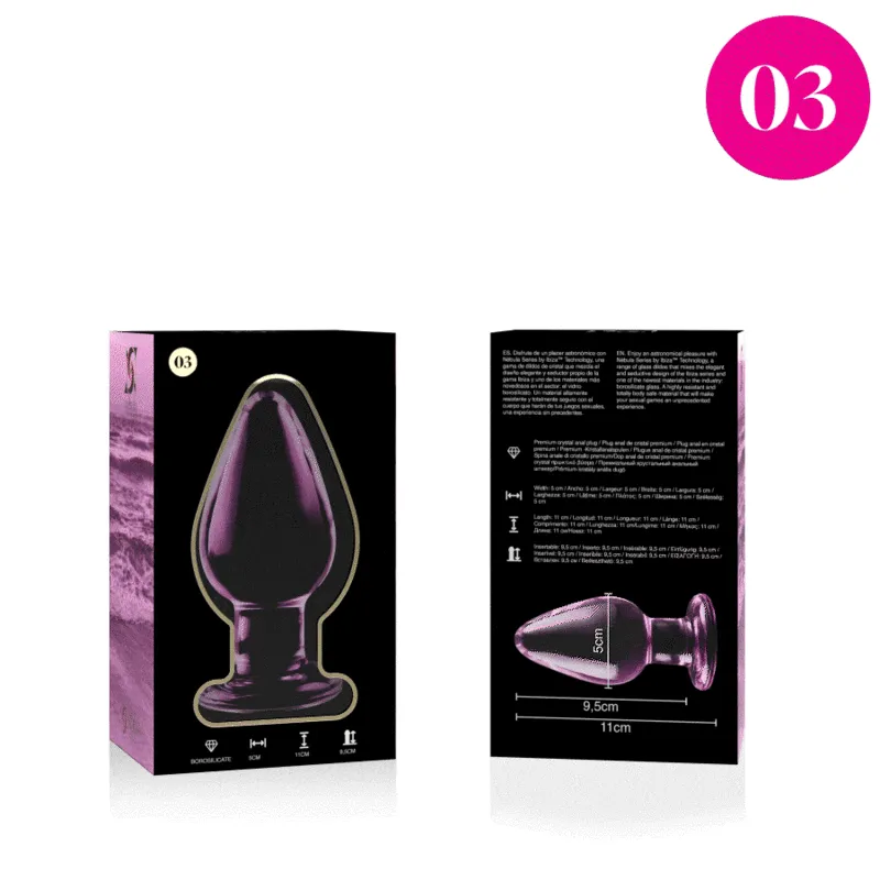 Borosilicate Glass Anal Plug - Luxury Experience