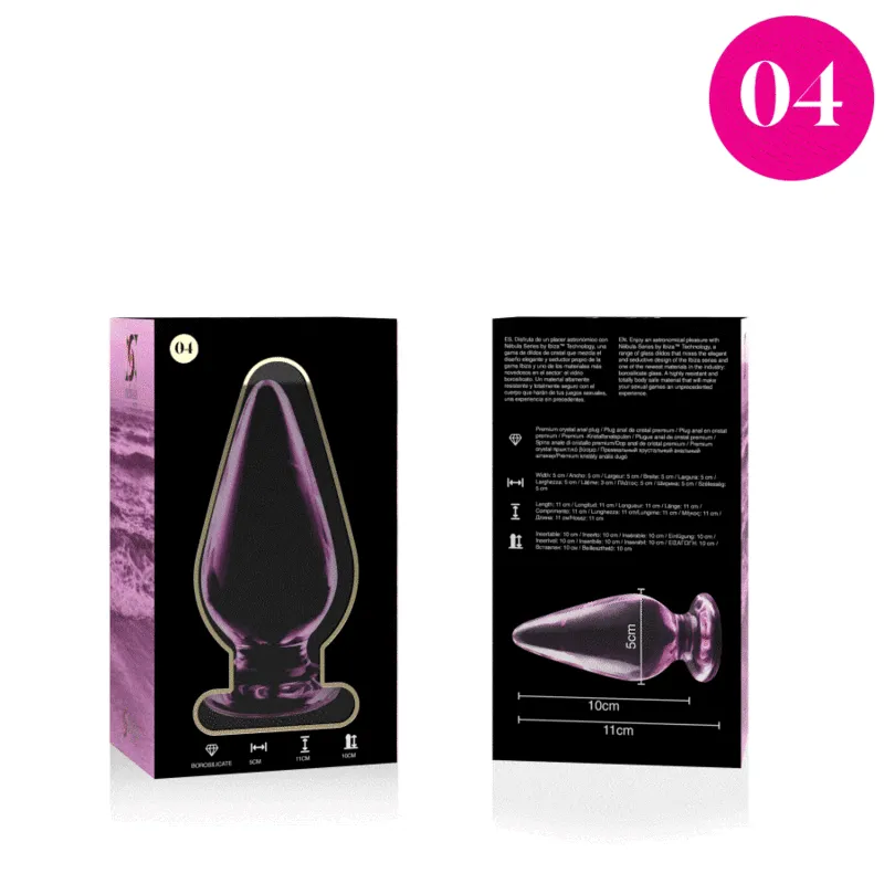 Borosilicate Glass Anal Plug - Premium Sensual Experience