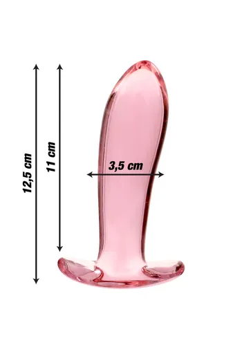 Plug Anale in Vetro Borosilicato - Esperienza di Lusso