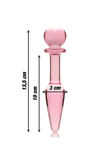 Plug Anale in Vetro Borosilicato - Esperienza di Lusso