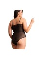 Bodysuit One Piece con Tiranti Metallici e Pannelli Trasparenti