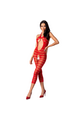Passion BS081 Mesh Bodysuit with Crotch Opening - Sexy Lingerie with Lace & Sheer Details